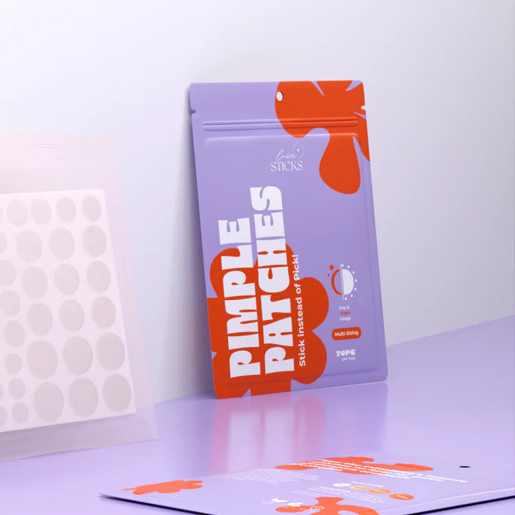 LuxeSticks Pimple Patches - acne spot treatment patches packaging