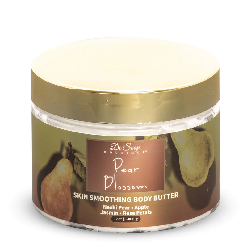 De Soap Boutique Pear Blossom | Skin Smoothing Body Butter 12 oz