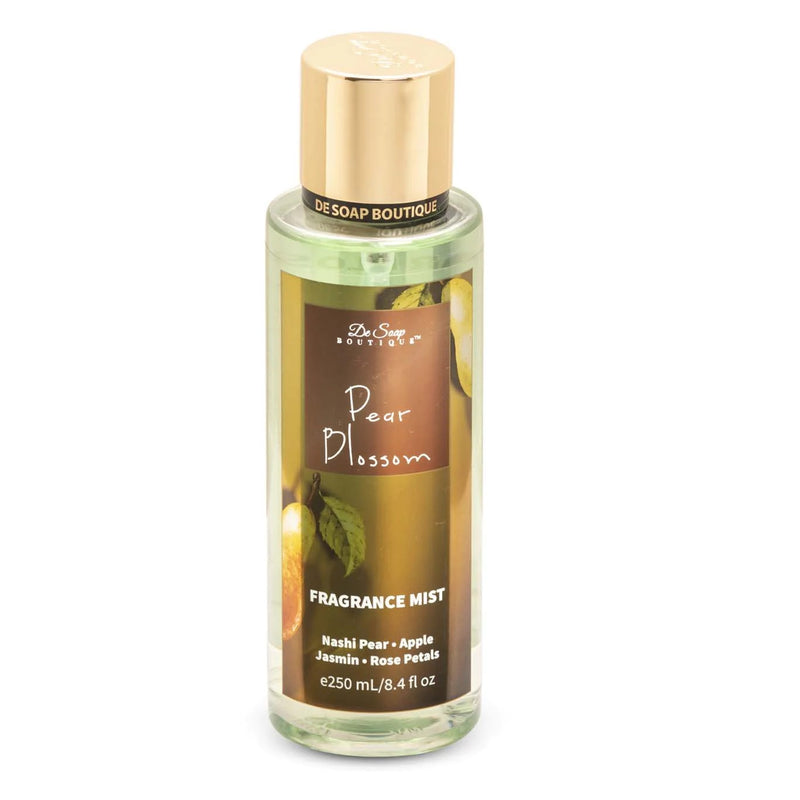 De Soap Boutique Exotic Fragrance Body Mist | Pear Blossom 8.4 fl oz
