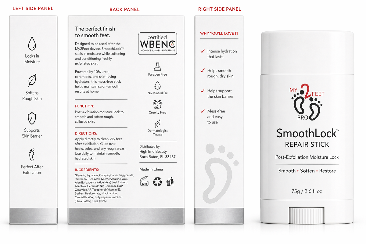 My2Feet SmoothLock™ Repair Stick | Repair Dry & Cracked Feet