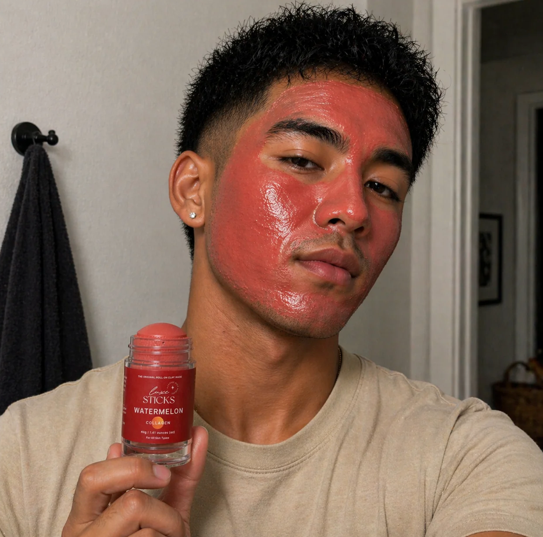 LuxeSticks Collagen/Watermelon Clay Stick