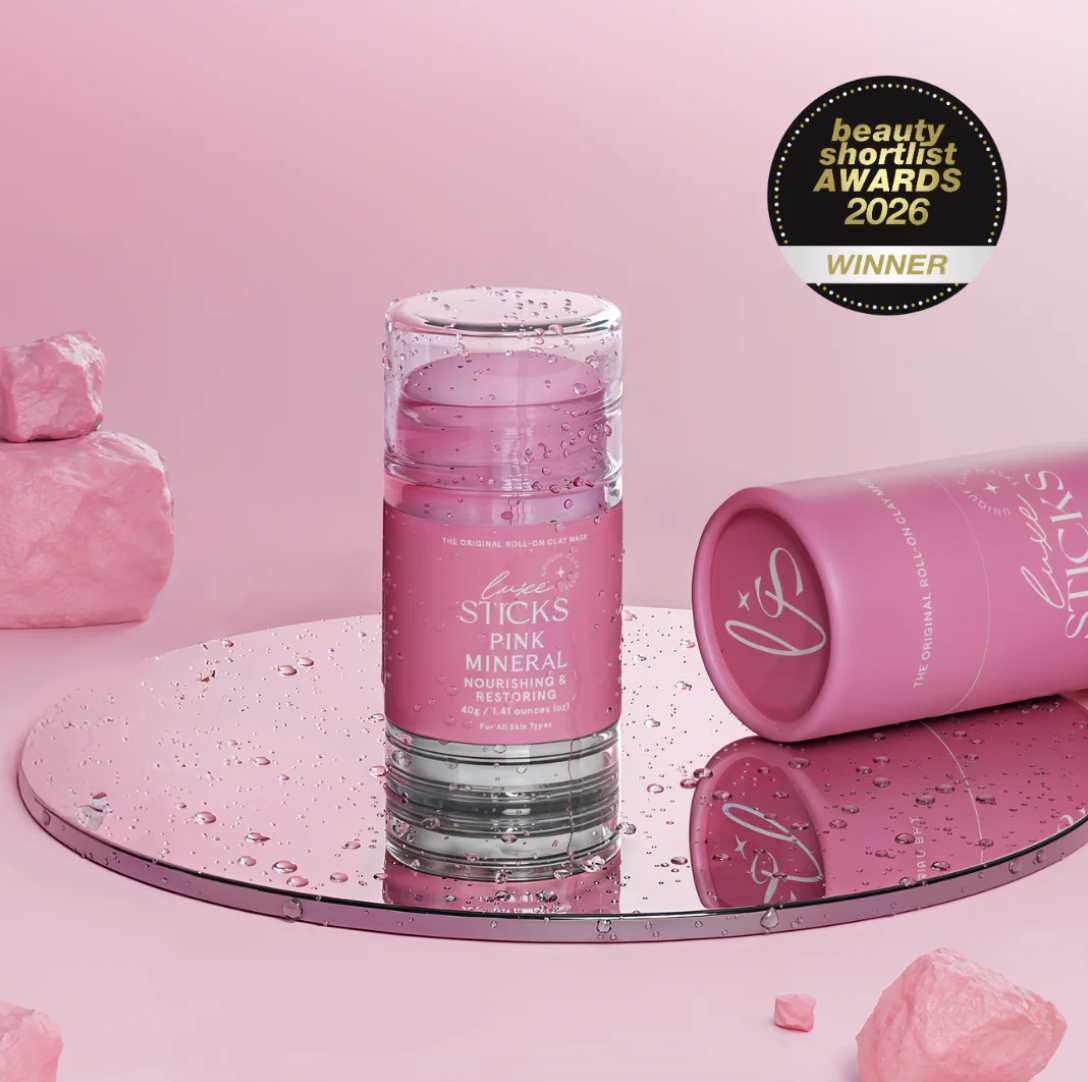 LuxeSticks Pink Mineral Clay Stick