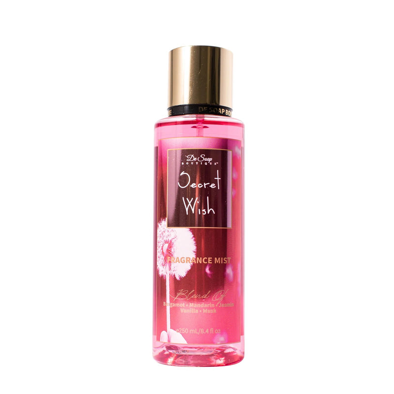 De Soap Boutique Exotic Fragrance Body Mist | Secret Wish 8.4 fl oz