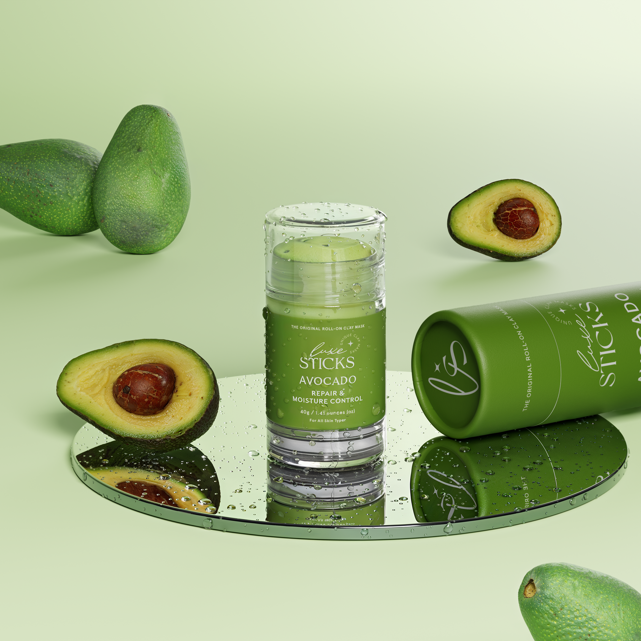 LuxeSticks Avocado Clay Stick