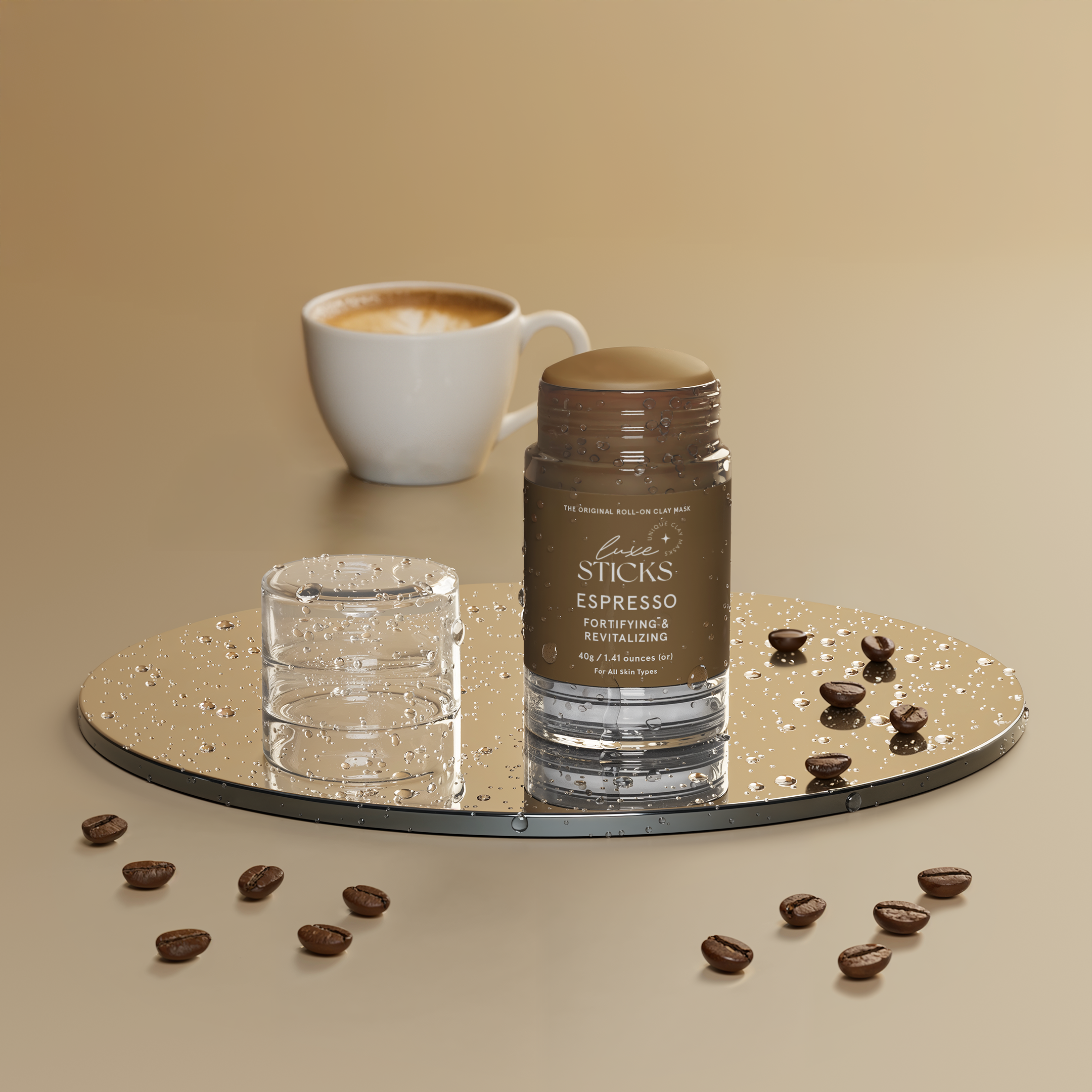 LuxeSticks Espresso Coffee Clay Stick