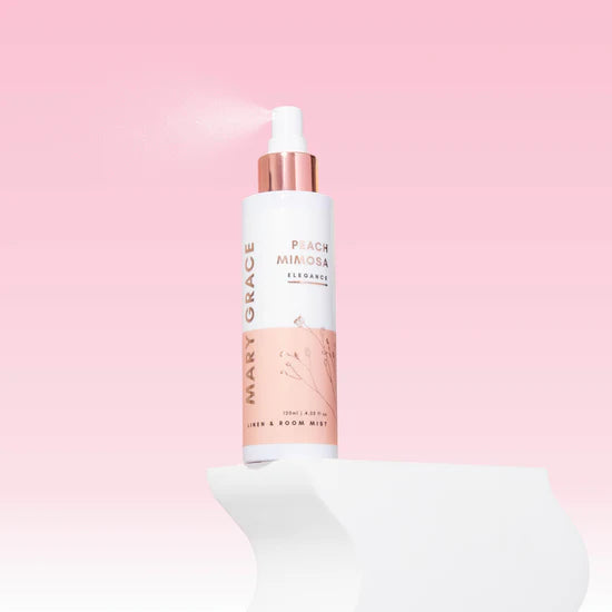 Mary Grace Peach Mimosa Linen & Room Mist