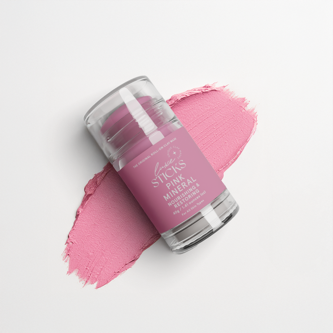 LuxeSticks Pink Mineral Clay Stick