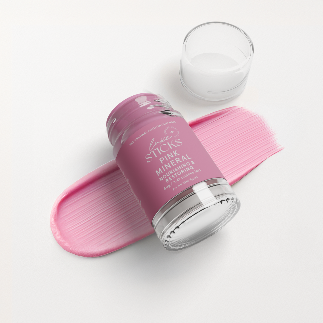 LuxeSticks Pink Mineral Clay Stick
