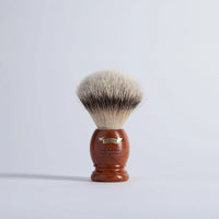 Plisson 1808 Briar Shaving Brush - High Mountain White