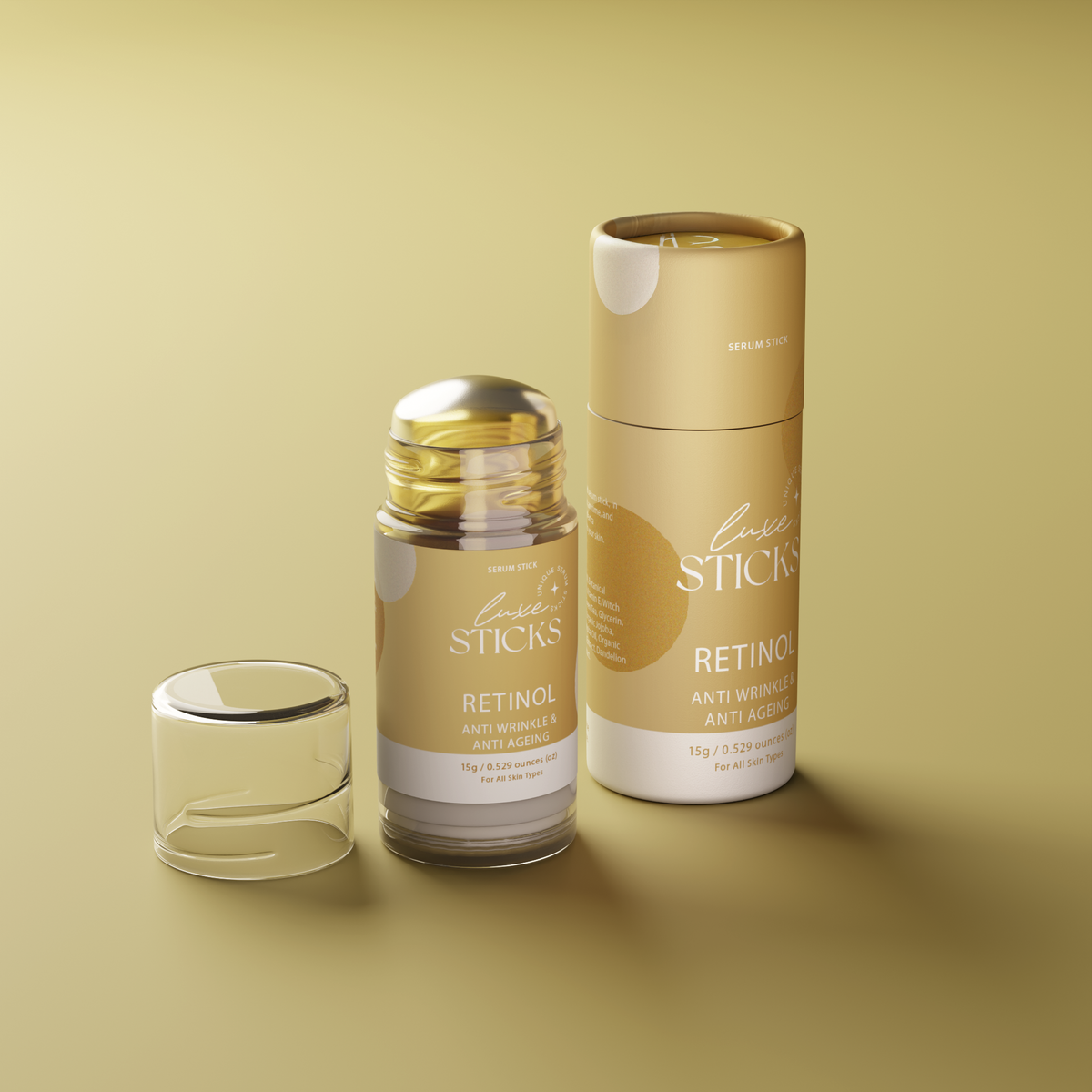 LuxeSticks Retinol Serum Stick