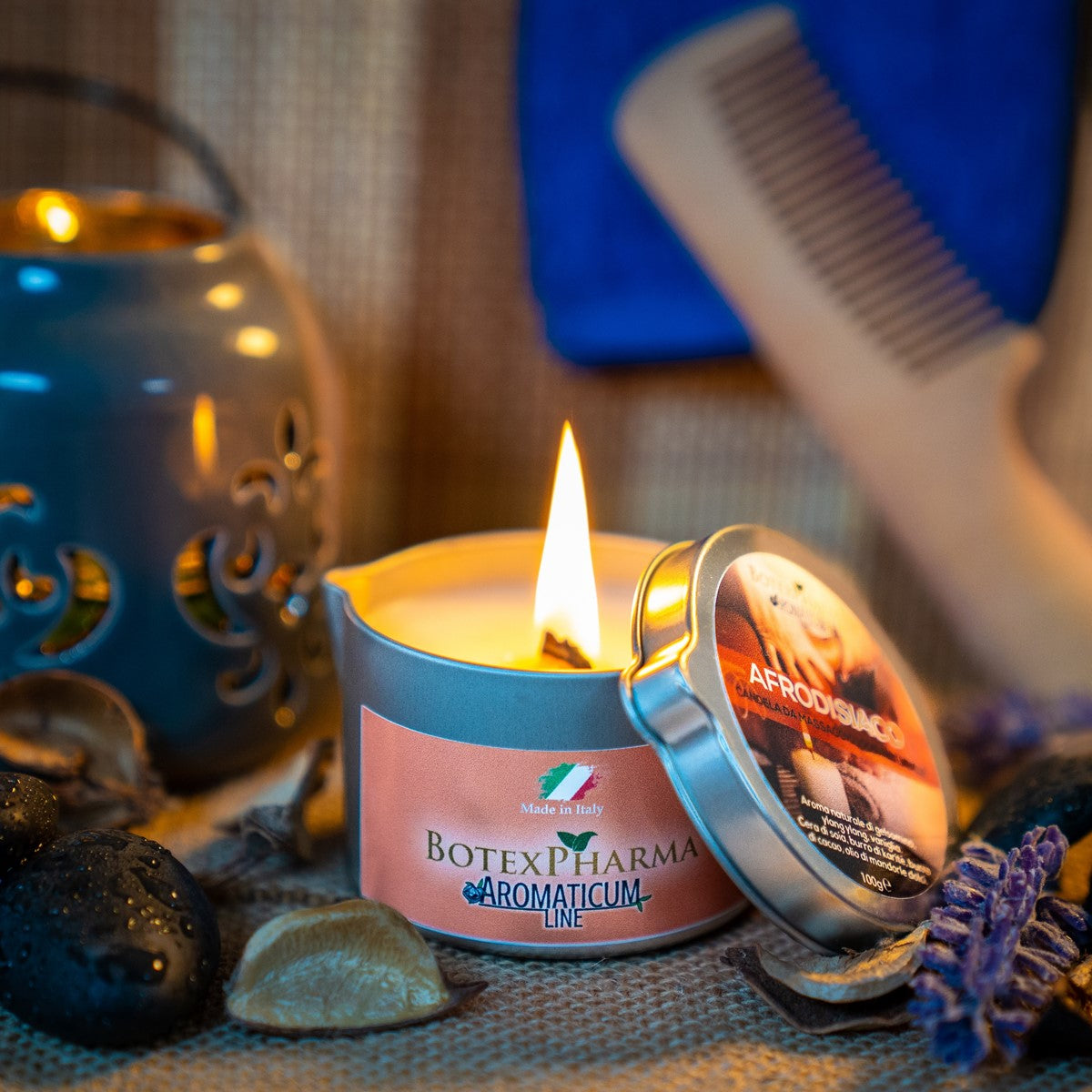 BotexPharma Massage Candle Aphrodisiac Jasmine, Ylang Ylang, Vanilla Massage Candle 100 gr