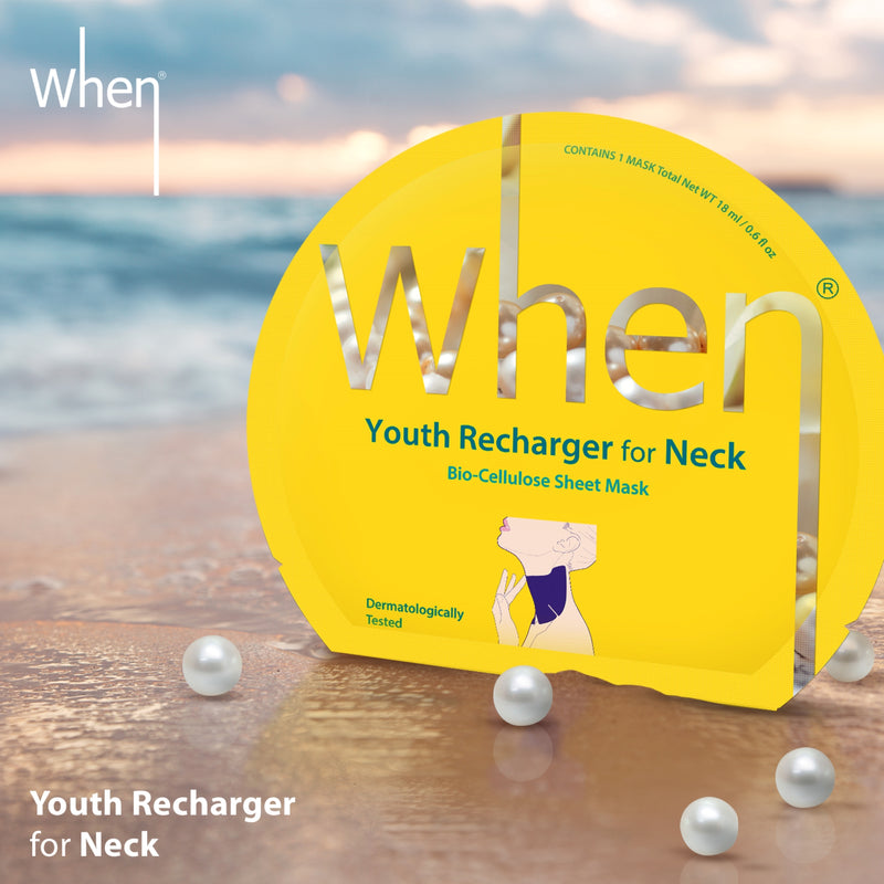 When Youth Recharger for Neck Premium Bio-Cellulose Sheet Mask