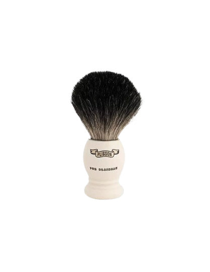 Plisson 1808 Original Genuine Badger Pure Black Shaving Brush - 5 Colors