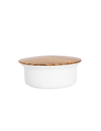 Plisson 1808 Shaving Bowl and Soap with Zebrano Lid