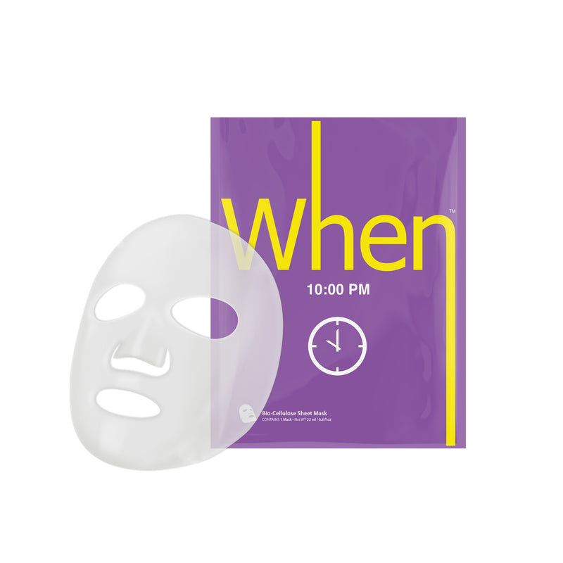 When 10:00 PM Anti-Aging Premium Bio-Cellulose Sheet Mask