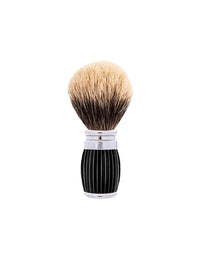 Plisson 1808 Retro Lacquer and Chrome Finish & High Mountain White Shaving Brush