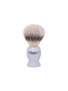 Plisson 1808 Essential Shaving Brush - 9 Colors "High Mountain" White Fibre