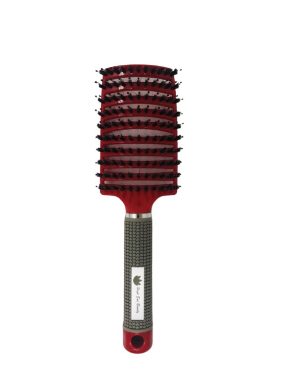 High End Beauty Vented Detangling Hairbrush Red