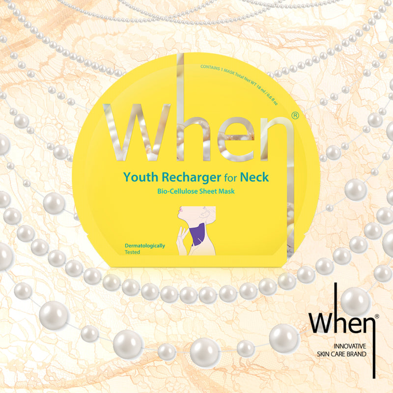 When Youth Recharger for Neck Premium Bio-Cellulose Sheet Mask